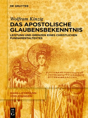 cover image of Das Apostolische Glaubensbekenntnis